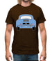 Rear View 356 Sky Blue Mens T-Shirt