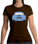 Rear View 356 Sky Blue Womens T-Shirt