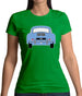 Rear View 356 Sky Blue Womens T-Shirt