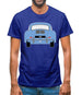 Rear View 356 Sky Blue Mens T-Shirt