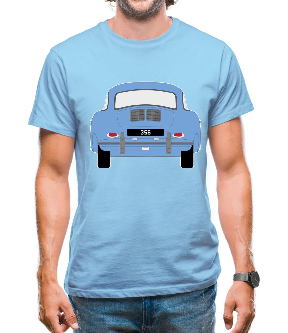 Rear View 356 Sky Blue Mens T-Shirt