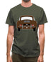 Rear View 356 Togo Brown Mens T-Shirt