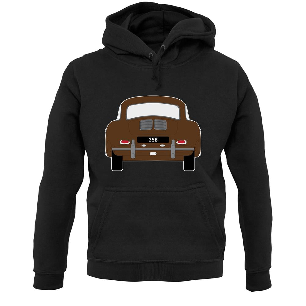 Rear View 356 Togo Brown Unisex Hoodie