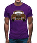 Rear View 356 Togo Brown Mens T-Shirt