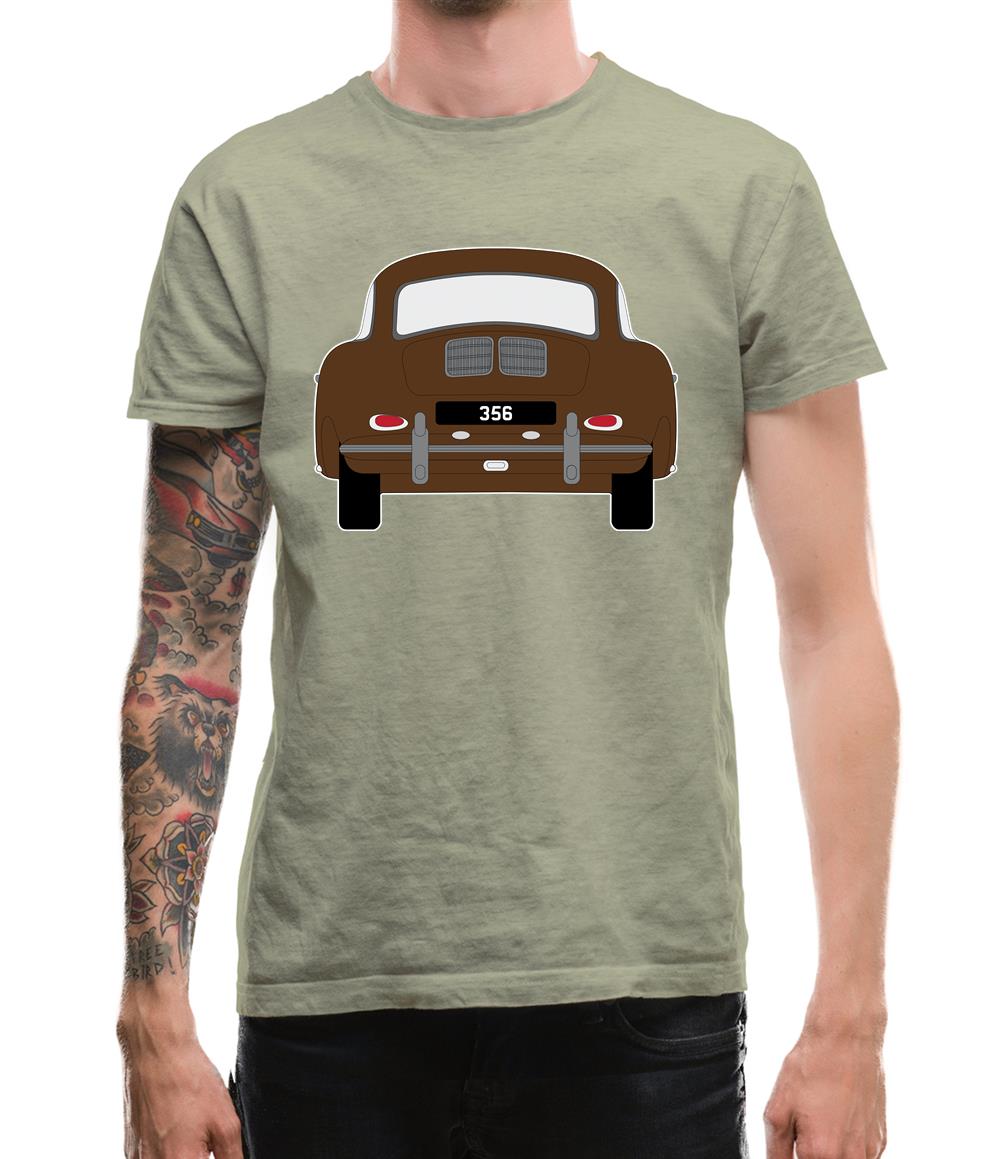 Rear View 356 Togo Brown Mens T-Shirt