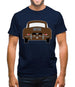 Rear View 356 Togo Brown Mens T-Shirt