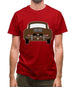 Rear View 356 Togo Brown Mens T-Shirt