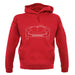 Front View 550 unisex hoodie
