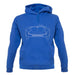 Front View 550 unisex hoodie