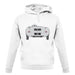 Rear View 550 Silver unisex hoodie
