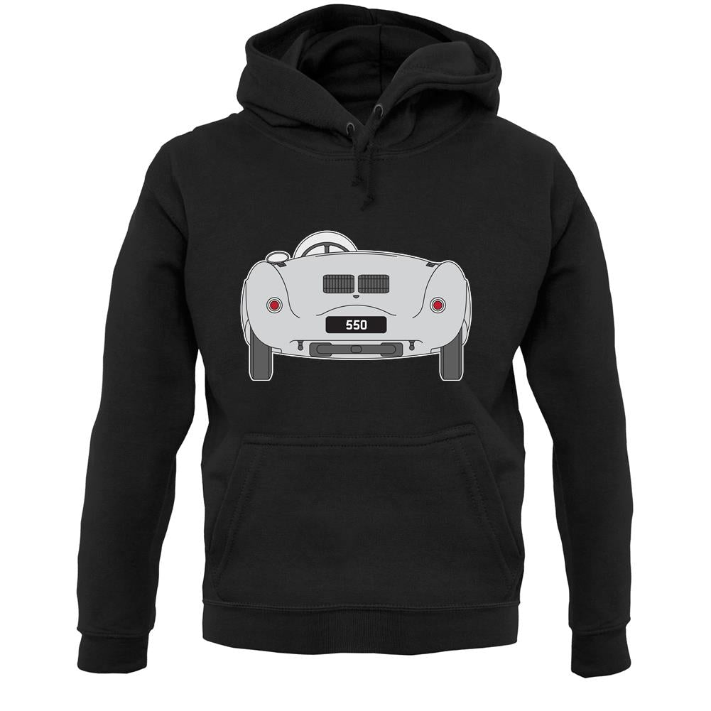 Rear View 550 Silver Unisex Hoodie