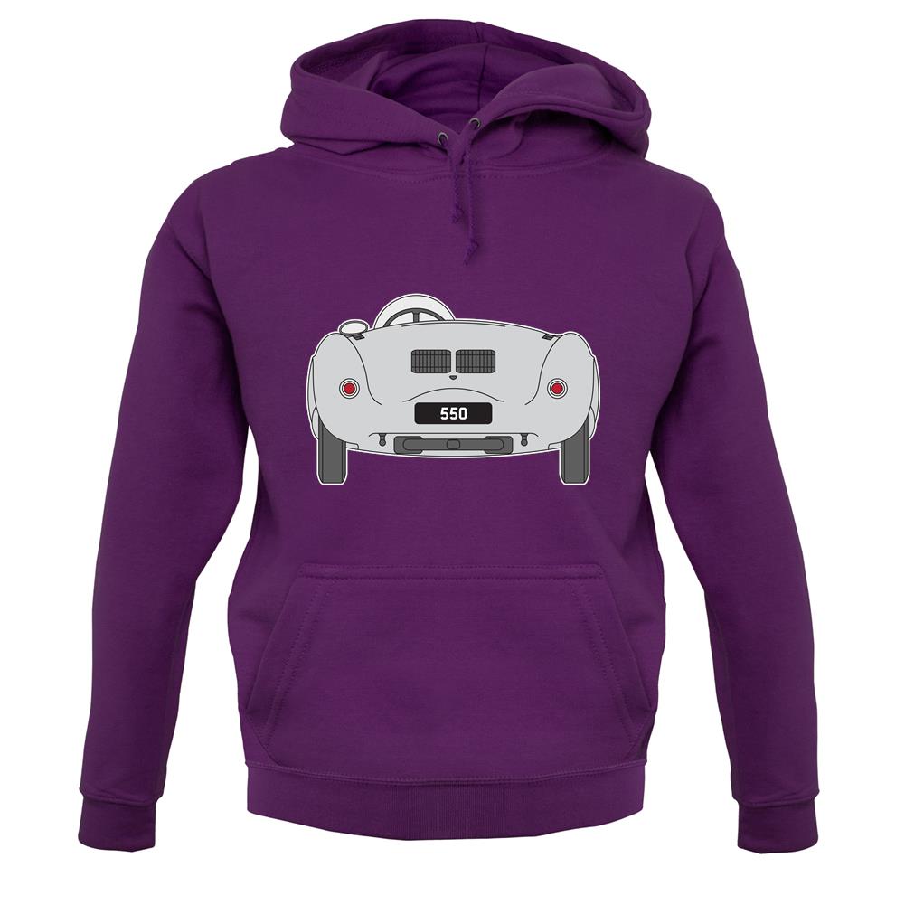Rear View 550 Silver unisex hoodie