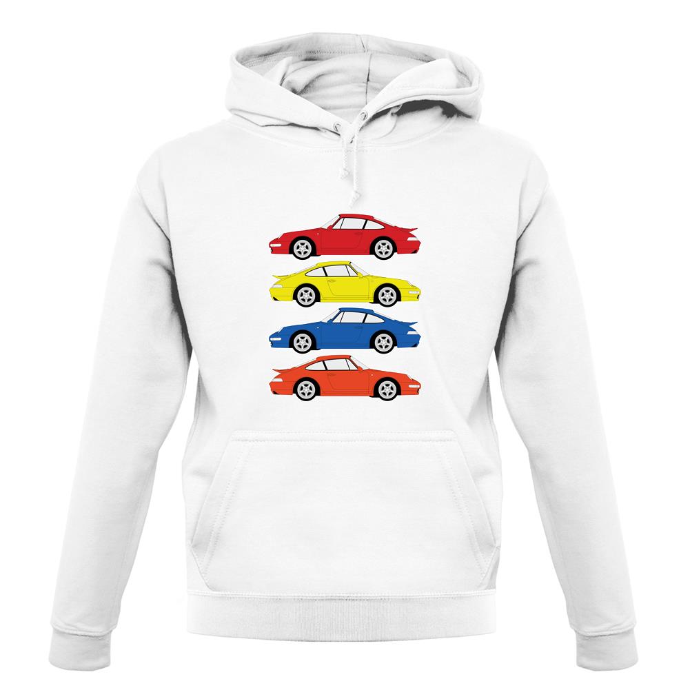 4Colour Porsche 993 unisex hoodie