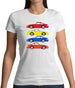 4Colour Porsche 993 Womens T-Shirt