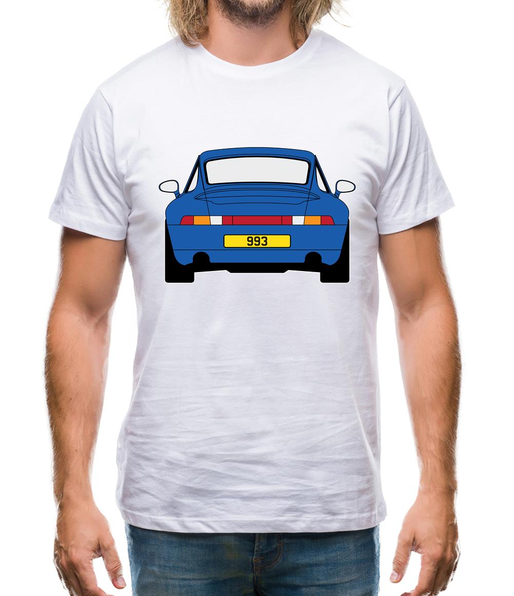Porsche 993 Blue Mens T-Shirt