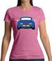 Porsche 993 Blue Womens T-Shirt