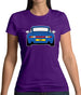 Porsche 993 Blue Womens T-Shirt