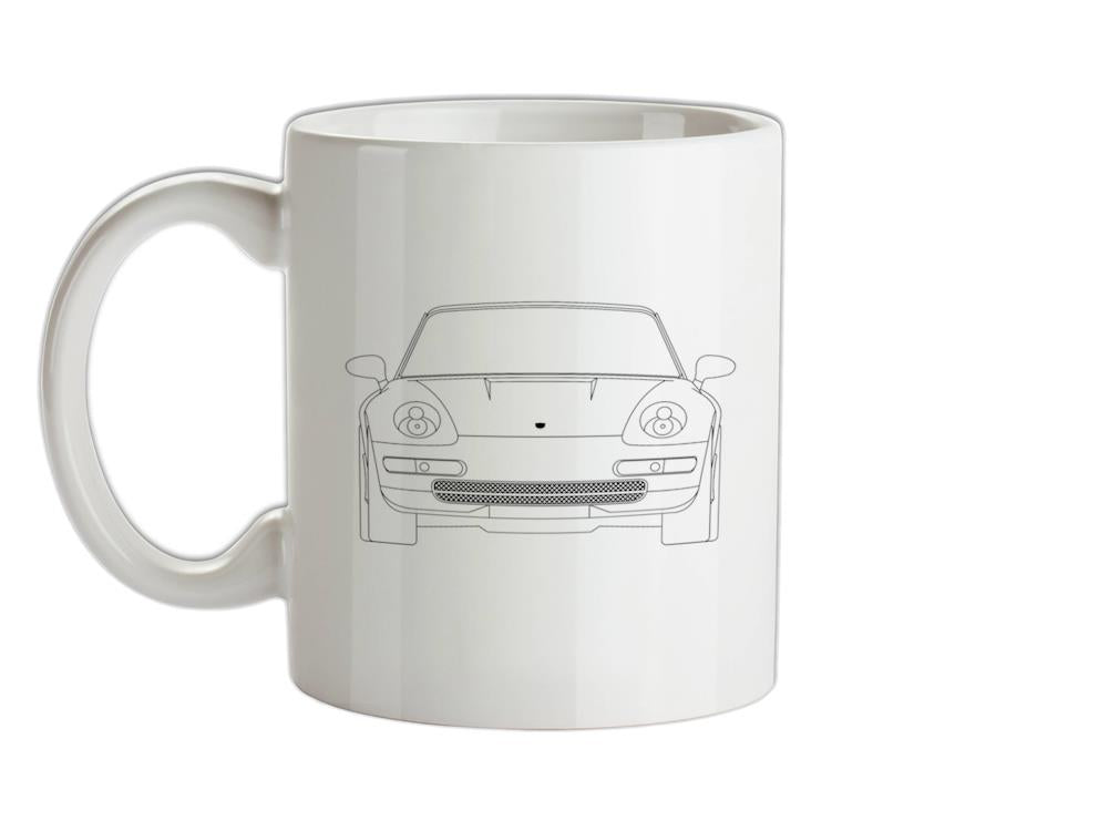 Porsche 993 Front Ceramic Mug