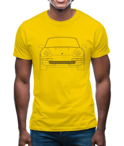 Porsche 993 Front Mens T-Shirt