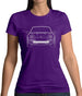 Porsche 993 Front Womens T-Shirt