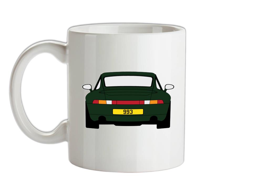 Porsche 993 Green Ceramic Mug
