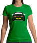 Porsche 993 Green Womens T-Shirt