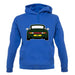Porsche 993 Green unisex hoodie