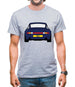 Porsche 993 Navy Mens T-Shirt