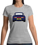 Porsche 993 Navy Womens T-Shirt