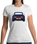 Porsche 993 Navy Womens T-Shirt