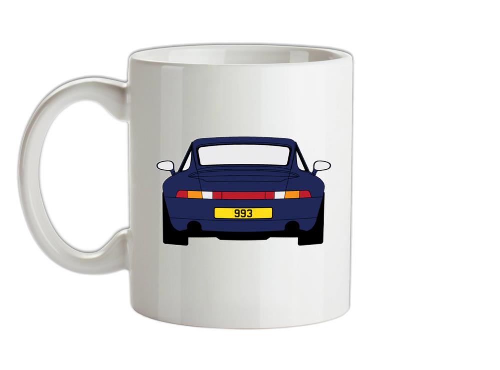 Porsche 993 Navy Ceramic Mug