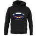 Porsche 993 Navy unisex hoodie