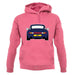 Porsche 993 Navy unisex hoodie