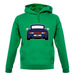 Porsche 993 Navy unisex hoodie