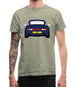 Porsche 993 Navy Mens T-Shirt