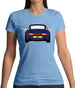 Porsche 993 Navy Womens T-Shirt