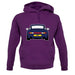 Porsche 993 Navy unisex hoodie