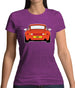 Porsche 993 Orange Womens T-Shirt