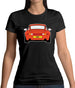 Porsche 993 Orange Womens T-Shirt