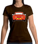 Porsche 993 Orange Womens T-Shirt