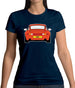 Porsche 993 Orange Womens T-Shirt