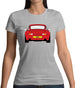 Porsche 993 Red Womens T-Shirt