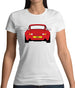 Porsche 993 Red Womens T-Shirt