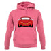 Porsche 993 Red unisex hoodie