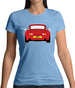 Porsche 993 Red Womens T-Shirt