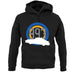 Porsche 993 Silhouette unisex hoodie