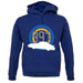 Porsche 993 Silhouette unisex hoodie