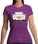 Porsche 993 White Womens T-Shirt