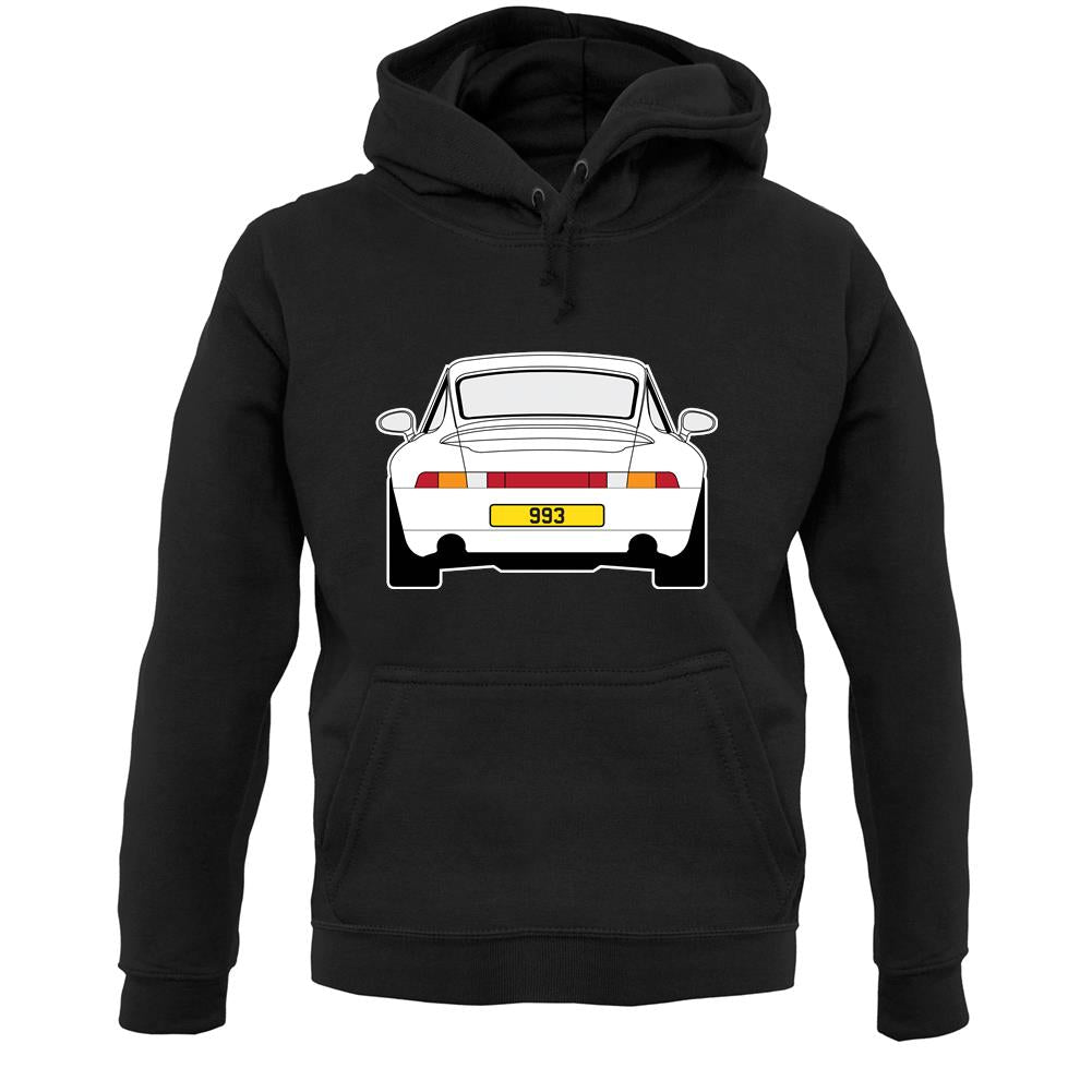 993 White Unisex Hoodie