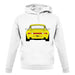 Porsche 993 Yellow unisex hoodie